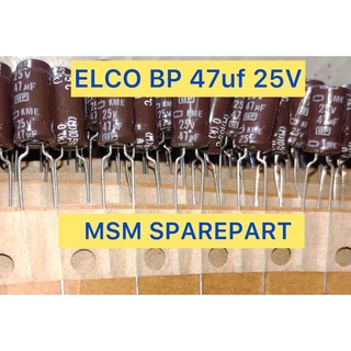 Elco BP 47uf 25V NIPPON เคมี