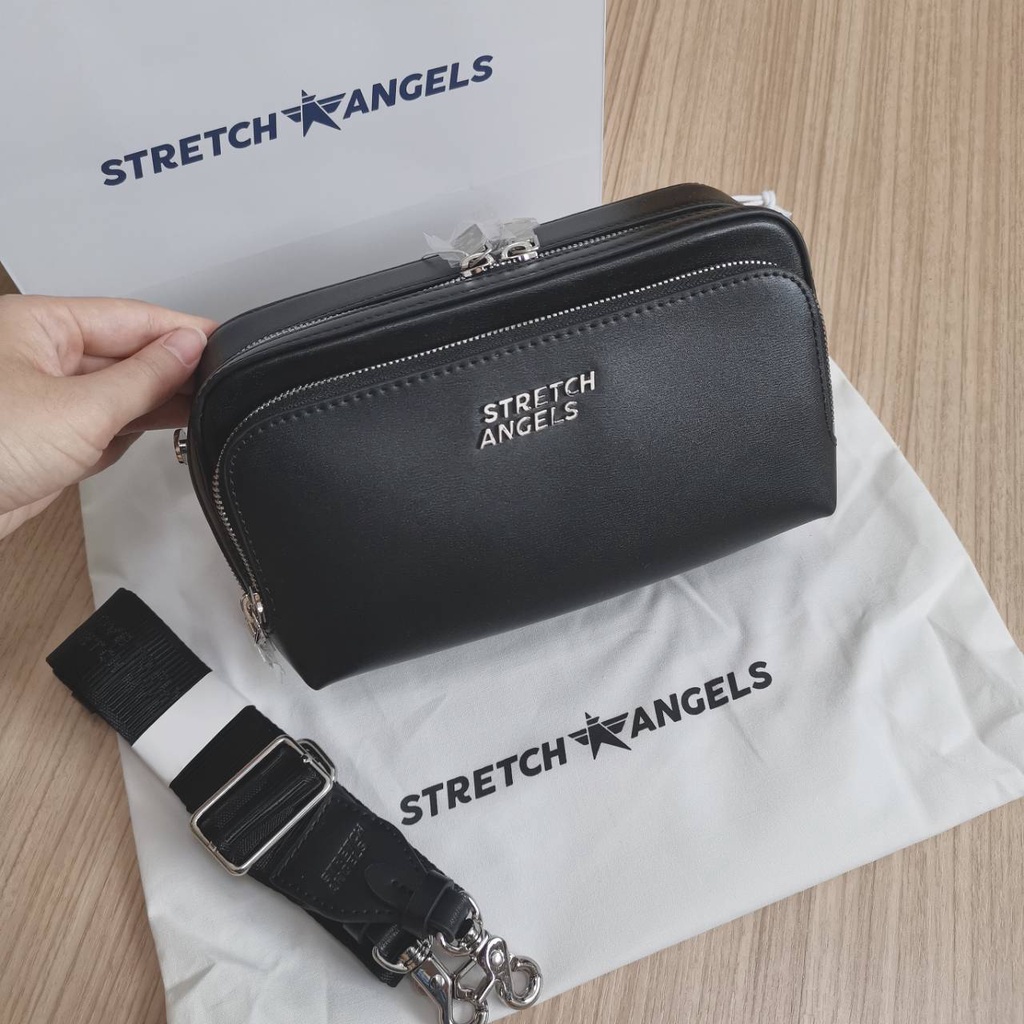 <พร้อมส่งก่อนกดสอบถามสต็อคแม่ค้าค่ะ>Stretch Angels New Basic Panini Bag กระเป๋าสะพายข้่าง Stretch An