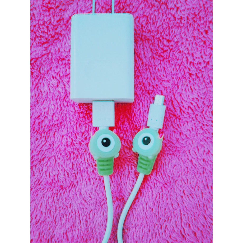 ★SALE พร้อมส่งทุกลาย★♥  เกลียวถนอมสายชาร์จ ลายการ์ตูน ป้องกันสายชาร์จหัก ตัวล็อคสายชาร์จ (1คู่ ) - รูปที่ 2