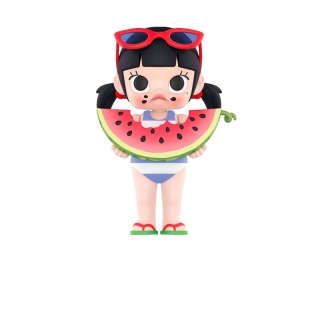 POPMART ฟิกเกอร์ตุ๊กตา Molly My Childhood Blind ของเล่น ของขวัญ สำหรับเด็ก