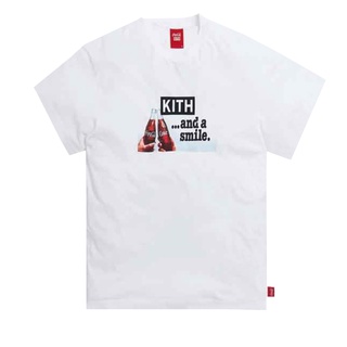 เสื้อยืดผ้าฝ้ายพิมพ์ลายแฟชั่นKith x Coca-Cola เสื้อยืดแขนสั้น ผ้าฝ้าย พิมพ์ลาย Coca-Cola สไตล์วินเทจ สําหรับผู้ชาย และผู