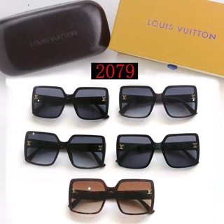 【Shang Family】louis new model 2079 แว่นตากันแดด กรอบสี่เหลี่ยม ขนาดใหญ่ ไฮเอนด์ แฟชั่น