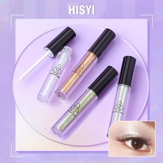 HISYI Liquid Eyeshadow Flash Powder Sequins Pearlescent Lying Silkworm High-Gloss Brightening Monochrome Eyeshadow Liquid