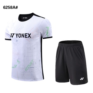 ใหม่ Yonex ชุดเสื้อยืดแขนสั้น ลายแบดมินตัน สําหรับผู้ชายและผู้หญิง 2022