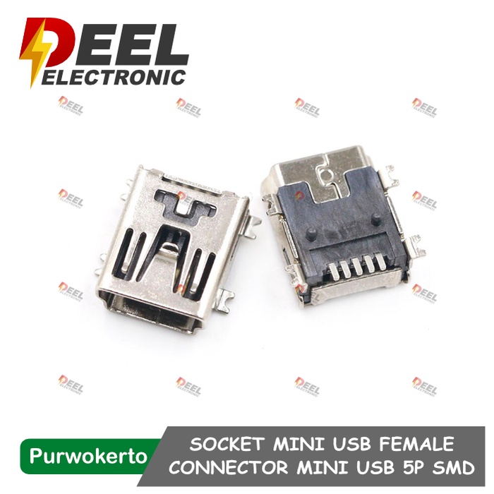 ซ็อกเก็ต MINI USB หญิงเชื่อมต่อ MINI USB 5PIN SMD หญิง MINI B