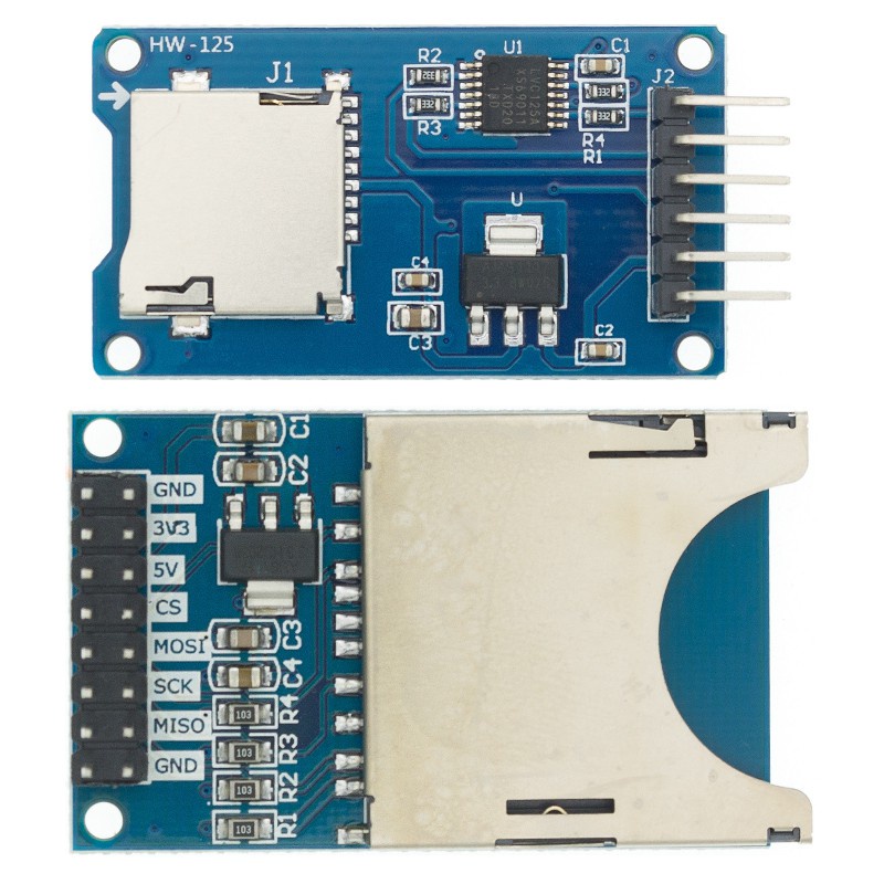 โมดูลการ์ดหน่วยความจํา Micro SD TF SPI สําหรับโปรโมชั่น Arduino