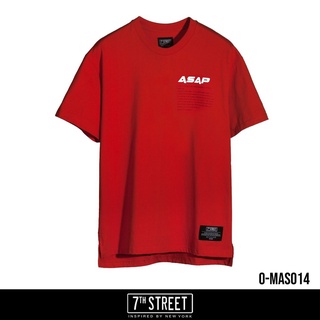 เสื้อยืดผ้าฝ้ายพิมพ์ลายแฟชั่นเสื้อแขนสั้น 7th street รุ่น O-MAS ของแท้ 100%  พร้อมส่ง