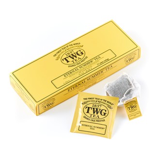 TWG Tea Eternal Summer Tea Cotton Teabag / ชา ทีดับเบิ้ลยูจี เอสเทอนอล ซัมเมอร์ ที ชนิดซอง บรรจุ 15 ซอง