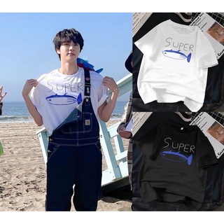 เสื้อยืด พิมพ์ลาย Super Tuna SeokjinS-5XL