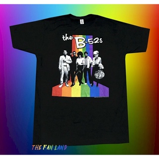 ใหม่ เสื้อยืดลําลอง แขนสั้น พิมพ์ลาย The B-52S สีดํา สไตล์วินเทจ ของขวัญวันพ่อ สําหรับผู้ชายสามารถปรับแต่งได้