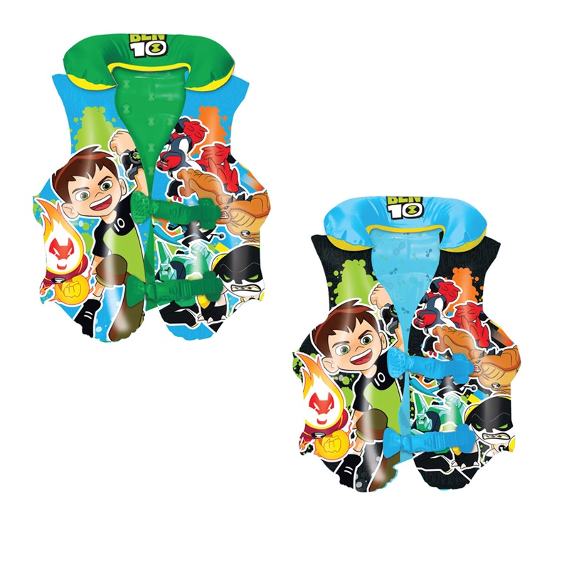 BEN10(เบนเทน)ชูชีพเป่าลม Ben10 ดูสีจากปกเสื้อ Toy Smart