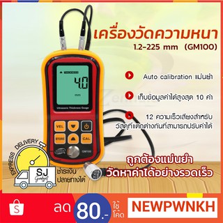 เครื่องวัดความหนา 1.2-220 mm (GM100) [Benetech]