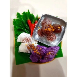 งานปั้นอาหารคาว-หวานขนาด5cmและ2.5cm