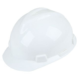 หมวกนิรภัยพลาสติก โพลีเอทิลีน DD สีขาว  SAFETY HELMET DD WHITE