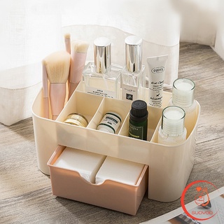 กล่องเก็บอุปกรณ์สำนักงาน สีพลาสเทล กล่องวางเครื่องสำอางค์  Cosmetics Box Drawer