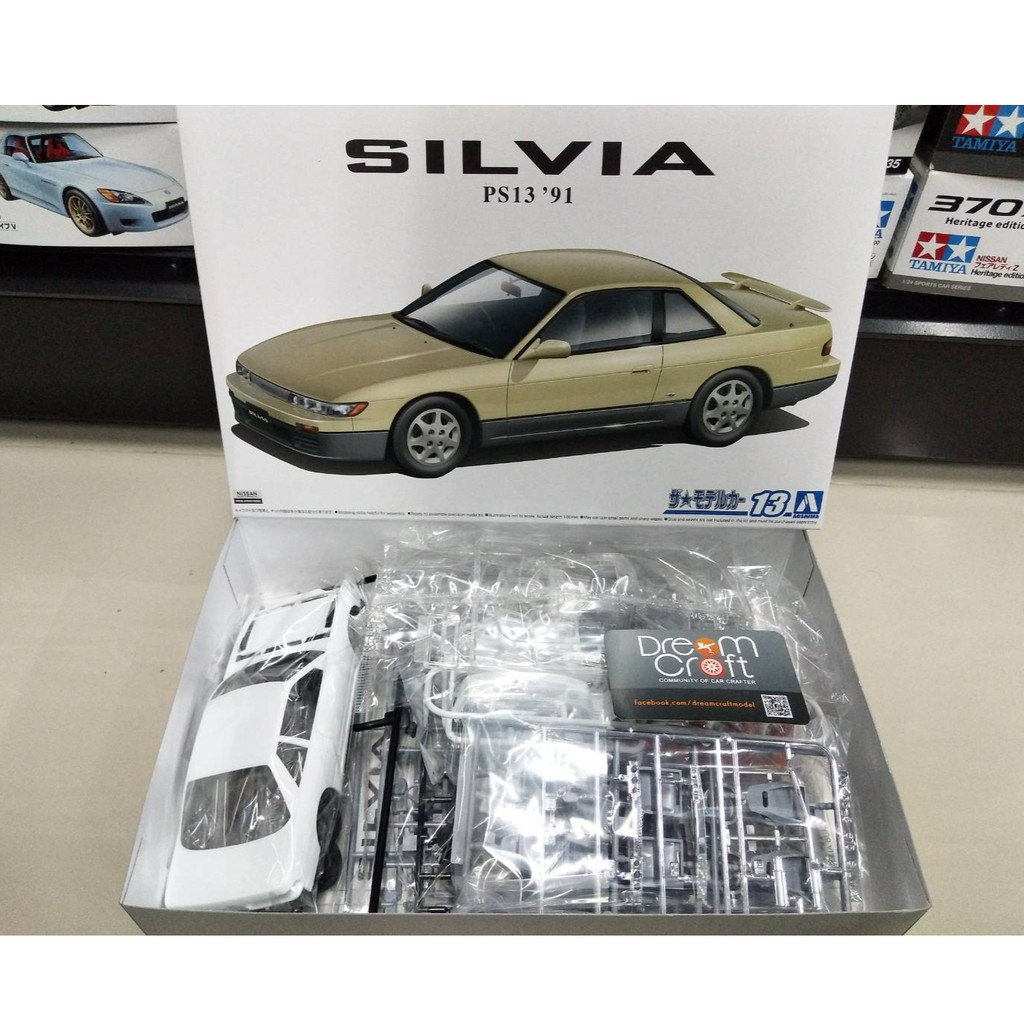 AOSHIMA 1/24 Nissan PS13 SILVIA K's (โมเดลรถยนต์ Model DreamCraft)