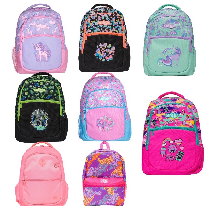 Smiggle Bag Smiggle Backpack กระเป๋านักเรียน Smiggle ️