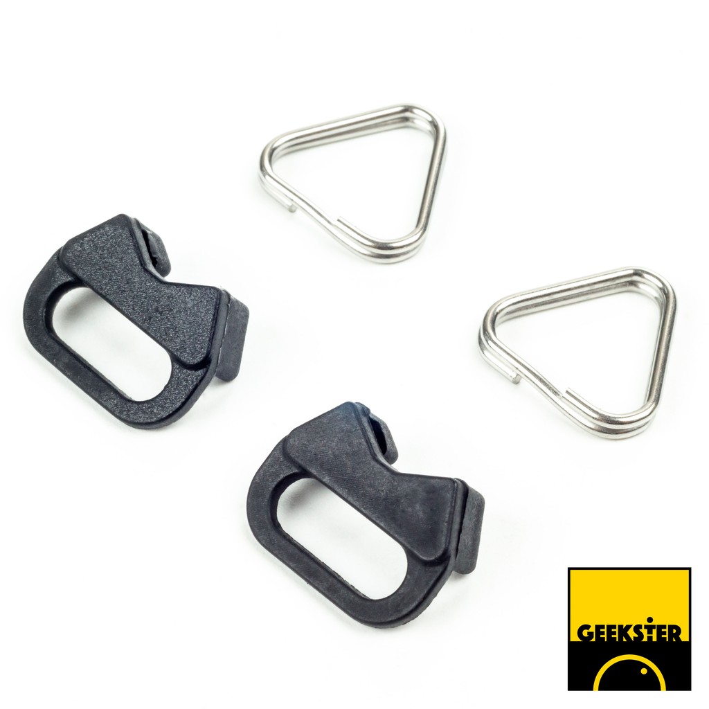 ห่วงสามเหลี่ยม คล้องหูกล้อง เกรด A ( ห่วง กล้อง ร้อยสายคล้องกล้อง 1 คู่  Camera Strap Ring )