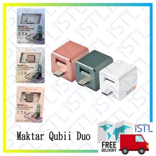 Maktar Qubii Duo Auto Backup While Charging for iOS / Android