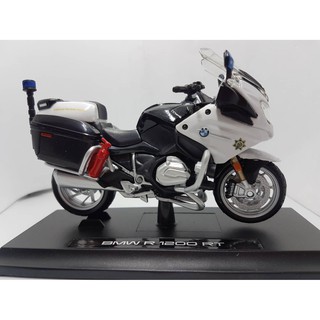 MAISTO โมเดลรถมอเตอร์ไซค์ BMW R 1200RT ทำจากเหล็ก สัดส่วน 1:18 NO.32306