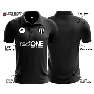 เสื้อโปโลแขนสั้น ผ้าไมโครไฟเบอร์ ลายทีมชาติฟุตบอล Terengganu FC Travel Jersey DX3