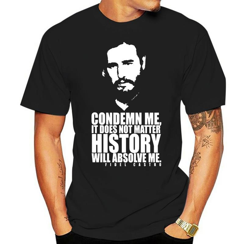 2022 พิมพ์ใหม่สไตล์ใหม่มาถึงเสื้อยืด Fidel Castro T เสื้อ Revolution Cuba Communyst Tribute Che การเ