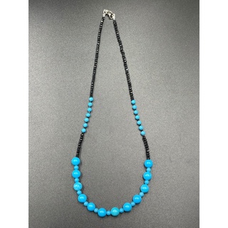 spinal and blue howlite สร้อยคอฮาวไลท์กระดูกสันหลัง