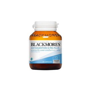 Blackmores แบลคมอร์ส แอสตร้าแซนธิน 6 มก. พลัส (30 แคปซูล) Astaxanthin 6 MG Plus (30 cap)