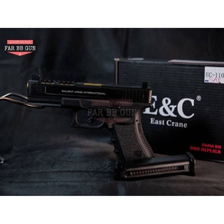 ของเล่น E&amp;C G17 SAI สีดำท่อทอง ระบบกรีนแก๊ส
