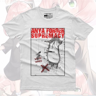 เสื้อยืด พิมพ์ลายการ์ตูนอนิเมะ Anya Forger Supremacy Manga Spy X สําหรับครอบครัว