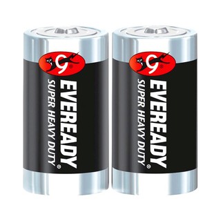 ถ่านคาร์บอนซิงค์ D (แพ็ค2ก้อน) Eveready 1250/Carbon Zinc D (Charcoal Pack 2) Eveready 1250