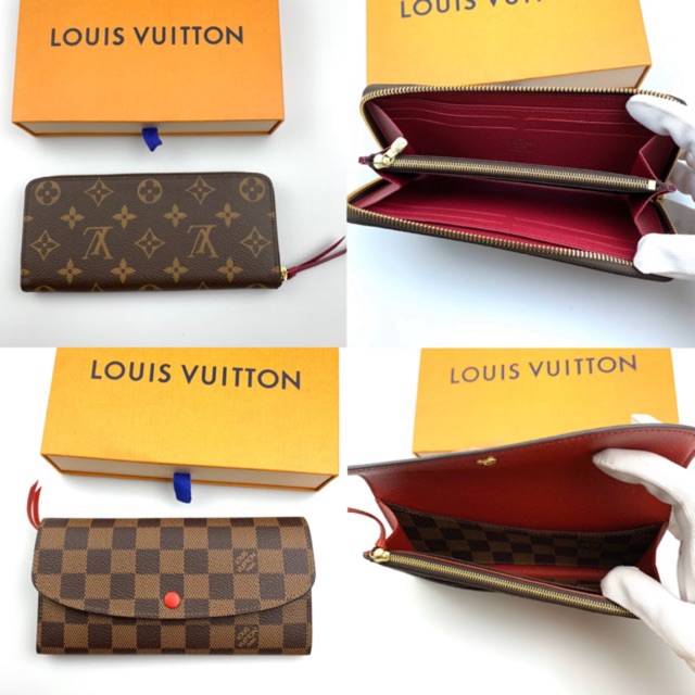 Louis vuitton wallet พร้อมส่ง ของแท้100% | Shopee Thailand