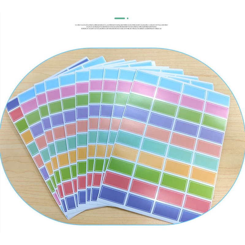 สติกเกอร์ฉลาก ทรงสี่เหลี่ยมผืนผ้า กันน้ํา คละสี 25 มม. 1 แผ่น ต่อแพ็ค ราคา ถูกที่สุด ดีลบีเคเค แกลเลอรีภาพที่ 8