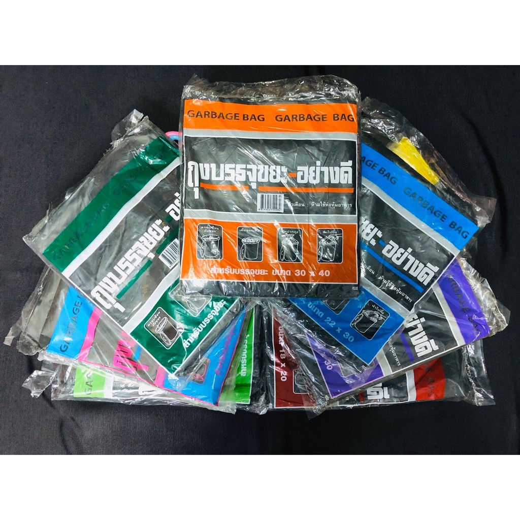 ถุงขยะ  เกรดA ส่งโรงแรม โรงาน ขนาดเป็นนิ้ว