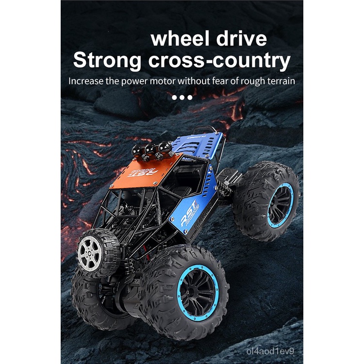 1:22 Alloy RC Car 20KM/H 4WD Remote Control High Seed Vehicle 2.4Ghz ...