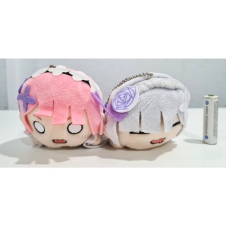[ลิขสิทธิ์แท้] ตุ๊กตา น่ารัก ลาย Ram และ Emilia จากเรื่อง Re:ZERO