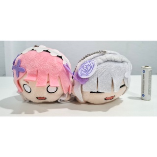 [ลิขสิทธิ์แท้] ตุ๊กตา น่ารัก ลาย Ram และ Emilia จากเรื่อง Re:ZERO