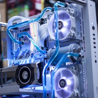 ชุดน้ำ ระบบ เปิด ท่อแข็ง🌊liquid cooling Set Hard Tube water🌀cooler lcs mediaz