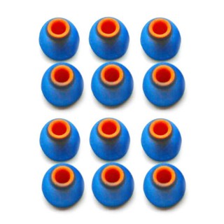 X-tips Mix จุกหูฟังยางคุณภาพดี 6 คู่ เล็ก (สีน้ำเงิน)