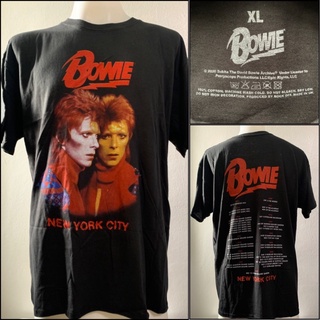 เสื้อยืดศิลปิน Bowie : 1972 - 2003