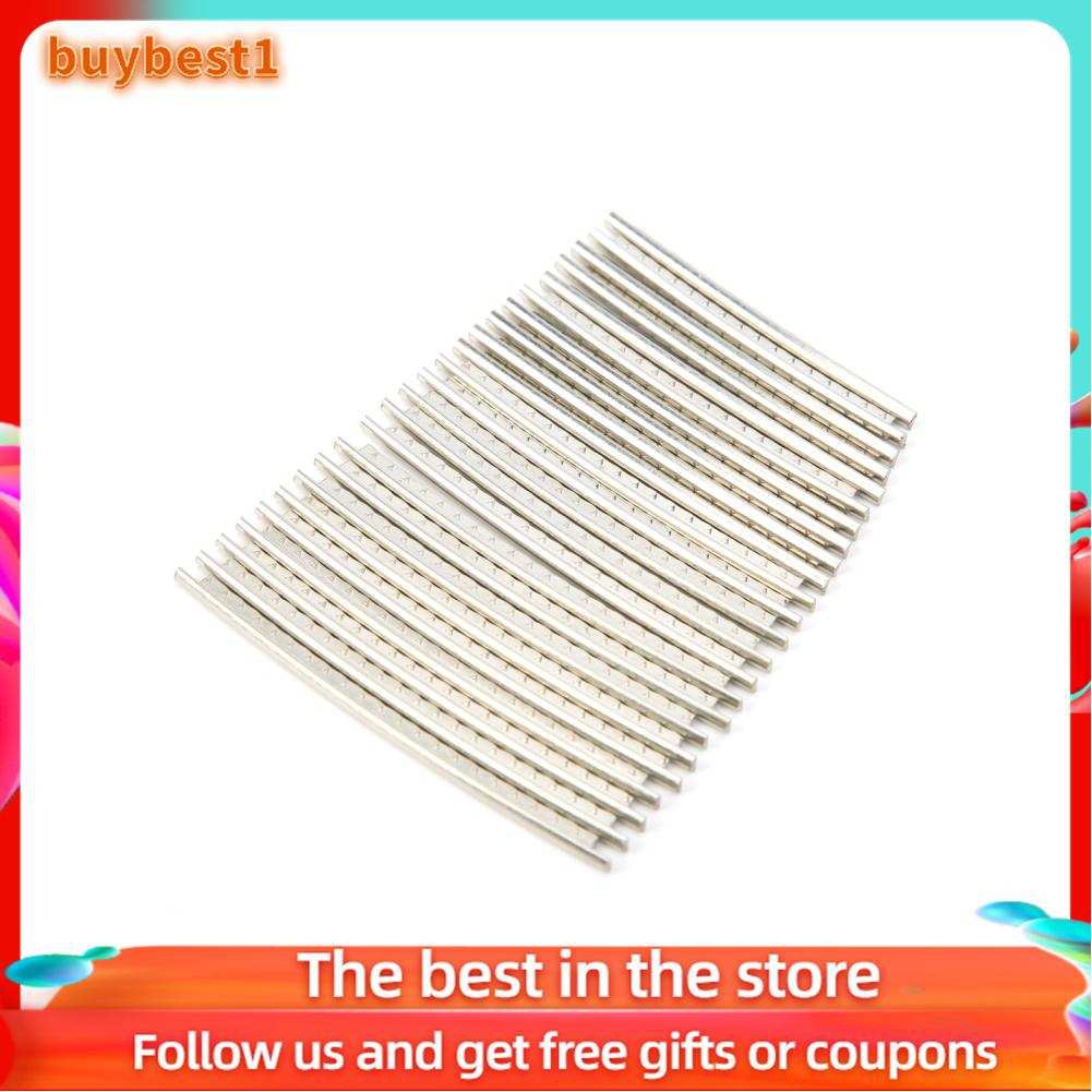 Buybest1 24x Guitar Fret Wire Set Stainless Steel for Fender/Gibson Replacement Accessory