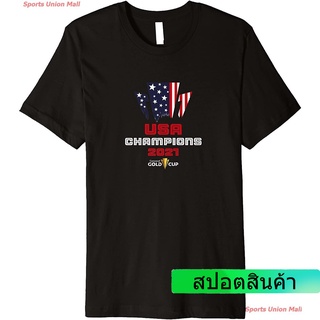 ins ฟุตบอลทีมชาติโปแลนด์ ผู้ชายและผู้หญิง เด็กผู้ชาย ฟุตบอล เสื้อยืด USA Champions 2022 Gold Cup Concacaf Premium T-Shir