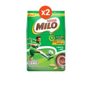 Milo ไมโล แอคทิฟ-โก 3อิน1 (แพ็ค 14 ซอง x2) (เลือกสูตรได้)