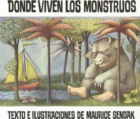 Donde Viven Los Monstruos : Where the Wild Things Are (ฉบับภาษาสเปน) โดย Maurice Sendak (ฉบับสหรัฐอเ