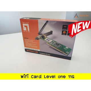 Wifi Card Level one 11G Pci card มือ 1 ของใหม่