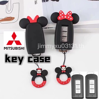 พร้อมส่ง เคสรีโมตกุญแจรถยนต์ TPU แบบนิ่ม ลายการ์ตูน Mitsubishi Xpander Outlander 3 ASX Colt Lancer Grandis Pajero Sport Eclipse Cross Montero Xpander