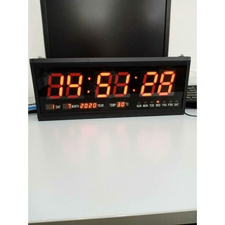 นาฬิกาดิจิตอล LED DIGITAL CLOCK แขวนผนัง 48x18.9x3.5 ซ.ม