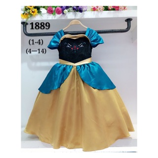 พร้อมส่ง ชุดเจ้าหญิงอันนา ชุดอันนา ชุดเจ้าหญิง อันนา โฟรเซ่น Frozen Elasa Anna princess Dress costume cosplay