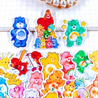 ❤ สติกเกอร์ Care Bears Q-5 ขนาดเล็ก สําหรับตกแต่งไดอารี่ ❤ สติกเกอร์ DIY แฟชั่น สําหรับตกแต่งสมุดภาพ อัลบั้ม 40 ชิ้น/ชุด