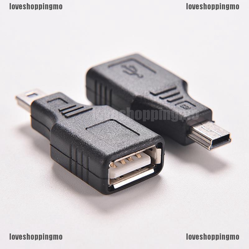 Loveshoppingmo Usb 2 . 0 A Female To Mini Usb B 5 Pin Male สายเคเบิ้ลเชื่อมต่อ